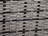 Single Seater Rattan Chair Sofa with 10 cm Thick Padded Cushion, All-Weather PE Wicker Weave Garden T3398P325298