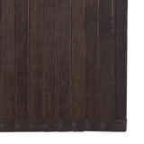 Rug Rectangular Dark Brown70x1000 cm Bamboo 376899