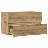 Bathroom Hanging Cabinet Artisian Oak 80x38.5x45 cm Engineered Wood 856247
