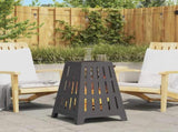 Fire Pit Black 50 x 50 x 70 cm Steel 858958