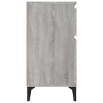 ZNTS Bedside Cabinets 2 pcs Grey Sonoma 40x35x70 cm 819721