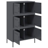 Highboard Anthracite 68x39x113 cm Steel 842960