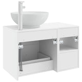 Bathroom Furniture Set 2 pcs White Engineered Wood 3403912