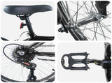 Kids Bike 24'' 6-Speed for 8-12 Years Old Black 42009565