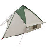 Teepee Tent 4-Person Green and Grey 388 x 320 x 169 cm 42004074