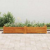 Garden Raised Bed Acacia Wood 150x30x25 cm 42567