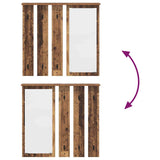 Wall-Mounted Coat Rack Old wood 84 x 10 x 80 cm Engineered wood 874497
