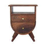 Split Chestnut Bedside IN3615