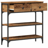 Console Table Old Wood 72.5 x 25 x 75 cm Engineered Wood 863519