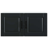 Wall Cabinet PORTO Black 80 x 31 x 40 cm Engineered Wood 885286