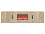 Electric Fireplace Sonoma 110 x 30 x 36.5 cm Engineered wood 8021025