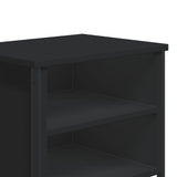 Bedside Cabinet Black 2 pcs 40x30x40 cm Engineered Wood 848495