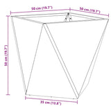 Planter 2 pcs Rusty 50 x 50 x 50 cm Weathering Steel 883849