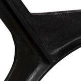 Coffee Table Legs 2 pcs O-Frame Cast Iron 245427