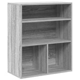 Book Cabinet Grey Sonoma 60x30x71.5 cm Engineered Wood 860315