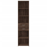 Highboard Brown Oak 45x42.5x185 cm Engineered Wood 3281454