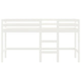 ZNTS Kids' Loft Bed without Mattress with Ladder White 90x200 cm 835890