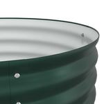 Garden Raised Bed Green 160 x 80 x 81 cm Steel 42008125