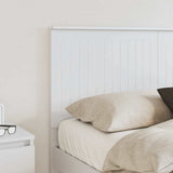 Headboard with Headboard White 140 cm Engineered wood 887758
