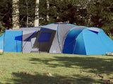 Family Tent Dome 12-Person Blue Waterproof 94347