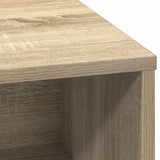 LED Sideboard Sonoma Oak 71 x 34.5 x 75 cm Engineered Wood 869652