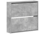 Wall-Mounted Shoe Cabinet ARNHEM 71 x 17 x 86 cm Concrete Grey 896638