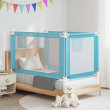 Toddler Safety Bed Rail Blue 140x25 cm Fabric 10210