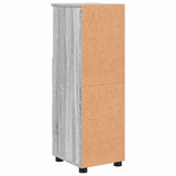 Bathroom Cabinet with Storage Grey Sonoma 30 x 35 x 95 cm 883320