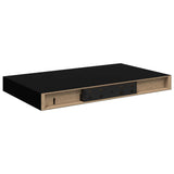 Floating Wall Shelves 4 pcs Black 40x23.5x3.8 cm MDF 323828