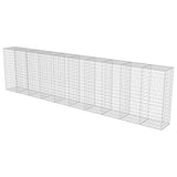 Gabion Wall with Covers Galvanised Steel 600x50x150 cm 143582