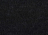 Door Mat Black Half Round 60x90 cm Tufted Coir 155577