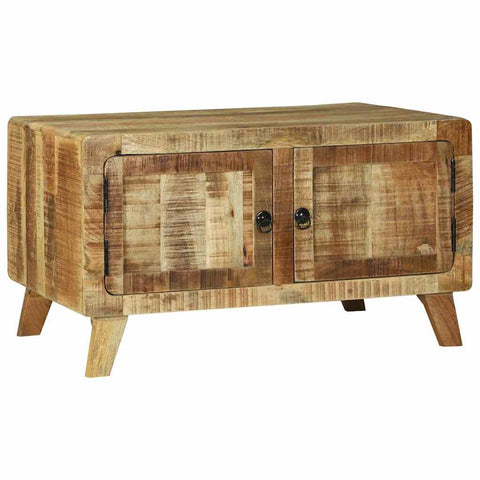 Coffee Table Brown 80 x 54 x 45 cm Solid rough mango wood 4104538