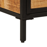 Bed Cabinet 40x30x52.5 cm Solid Rough Wood Mango 358503