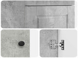 Bathroom Vanity with Sink Concrete Grey 42 x 40 x 84.5 cm 890057