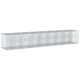 Gabion Raised Bed 2 pcs Silver 340 x 60 x 55 cm 3422230