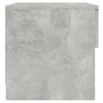 Bedside Cabinets 2 pcs Concrete Grey Engineered Wood 811259