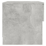 Bedside Cabinets 2 pcs Concrete Grey Engineered Wood 811259