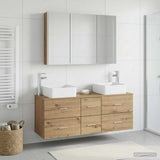 Bathroom Furniture Set 4 pcs Artisan Oak 3406790