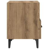 Bedside Cabinet with Drawer 2 pcs Artisan Oak 40 x 35 x 47.5 cm 880600
