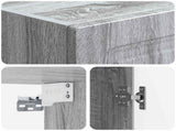 Wall-Mounted Cabinet Grey Sonoma 33 x 34.5 x 90 cm 899271