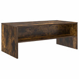 Coffee Table Smoked Oak 100 x 50 x 40 cm Engineered Wood 8000288