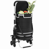 Shopping Trolley Folding Black 47 x 39 x 100.5 cm Oxford fabric 42002337