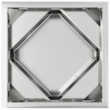 Planter 2 pcs Silver 30 x 30 x 30 cm Galvanised Steel 883819