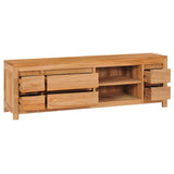 ZNTS TV Cabinet 120x30x40 cm Solid Teak Wood 288899