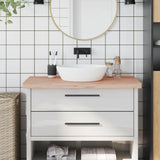 Bathroom Countertop 100x60x4 cm Solid Wood Beech 355994