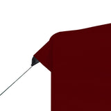 Professional Folding Party Tent with Walls Aluminium 2x2 m Bordeaux 48933