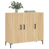 Sideboard Sonoma Oak 90x34x80 cm Engineered Wood 828111