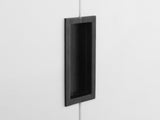 2 Door Wardrobe, Modern Wardrobe with 3 Drawers and Hanging Rod for Bedroom, Black T3398P378727