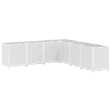 Garden Planter White 160x160x53 cm PP 367869