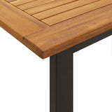 Garden Dining Set Natural Wood Solid acacia wood with an oil finish 3155398